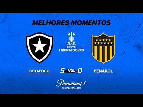 BOTAFOGO 5 x 0 PEÑAROL - CONMEBOL LIBERTADORES 2024 | Paramount Plus Brasil