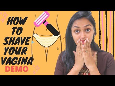 HOW TO SHAVE YOUR VAGINA!!! + DEMO!