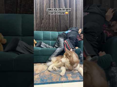 Games you can try with your bestfriend😜 #youtubeshorts #alfesh #comedy #trending #viral #bestfriend