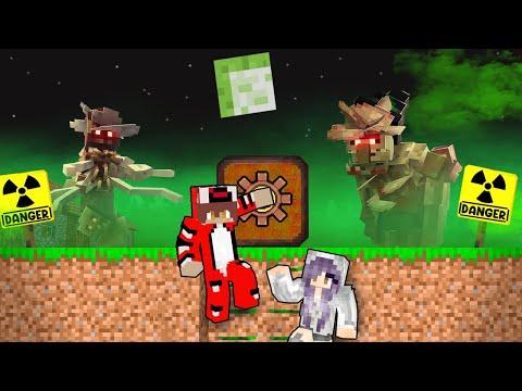 GAS RADIOACTIVO vs BÚNKER SECRETO en Minecraft...☢️