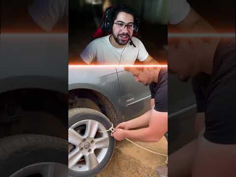 كيف طلع السيارة 😱