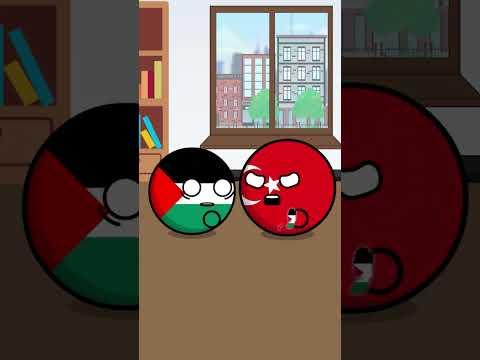 Türkiye and Palestine Steal from Israel #countryball