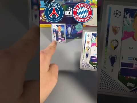¡BENDITA CHAMPIONS! #topps #packopening #championsleague #uefa #messi #psg #fcbayern
