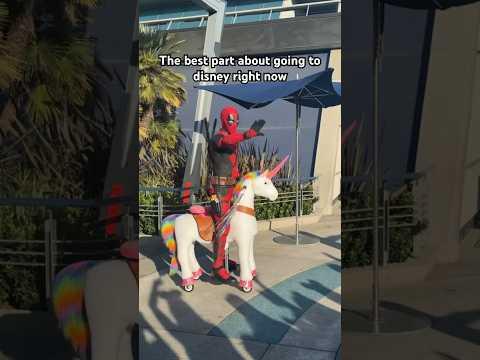 Deadpool at Disneyland! 🦄 #shorts