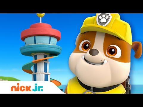 Rubble & PAW Patrol Pups Bake a Cake! w/ Rocky, Zuma & Marshall | Rubble Official