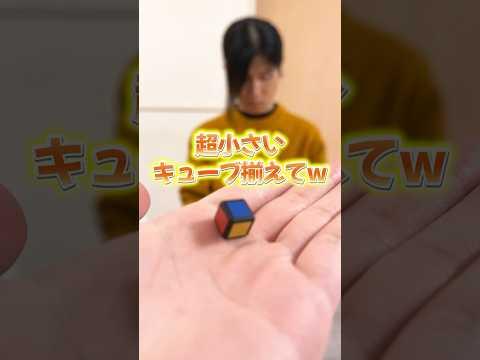 超小さいキューブ揃えて!【ルービックキューブ】
