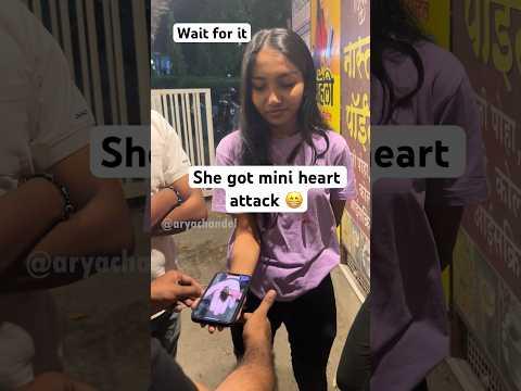 She got Mini Heart Attack 😬 #ytshorts #viral #trending