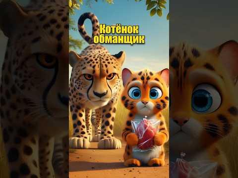 Котёнок обманщик в нейросети #dalle3 #chatgpt #cats #aiart #кот #нейросеть #юмор #ии