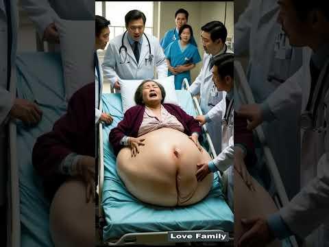 The old lady's belly scared everyone