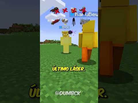 ¡Pozo de láseres vs supervivencia de mobs! ⛏️ #shorts