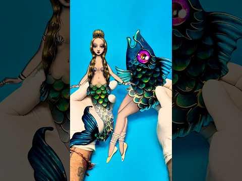 Which mermaid sister is the most beautiful? 🐠 "The Mermaid Sisters" Paper Doll Kit, now shipping!