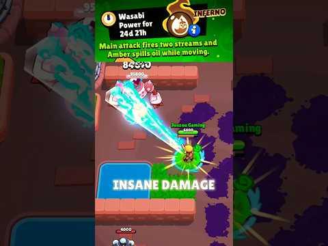 Amber's Wasabi Power 🔥🔥 #shorts #brawlstars