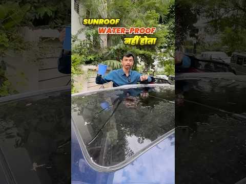 🚙SUNROOF ke TANTE -2😤   #automobile #cartips #tatasafari #sunroofleak #sunroof