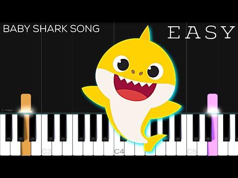 Baby Shark Song/Dance | EASY Piano Tutorial