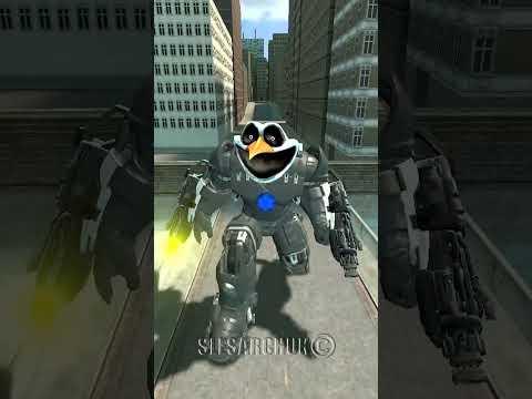 NEW EVOLUTIONE FORGOTTEN SMILING CRITTERS PENGUIN VS POU BOU'S REVENGE in Gmod !? #bousrevenge