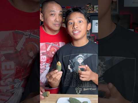 SPICIEST Fried Lumpia🌶️🇵🇭 #fatherandson #lumpia  #takis