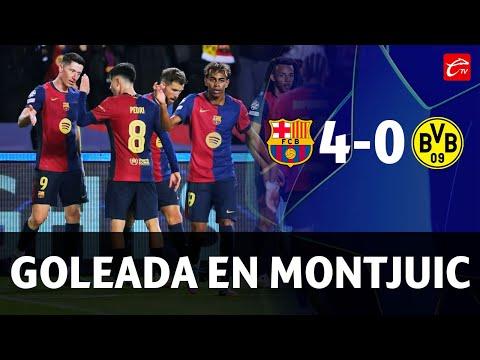 RESUMEN: BARCELONA 4-0 BORUSSIA DORTMUND | CHAMPIONS LEAGUE | CUARTOS DE FINAL | CALIENTE TV 🛑