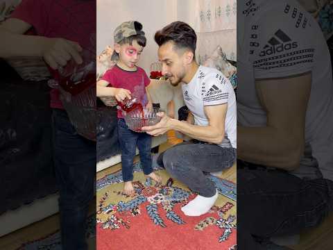 لحبار🐙عطاني العصير الملون⁉️بس شفا🌈بخيلة كتير💥