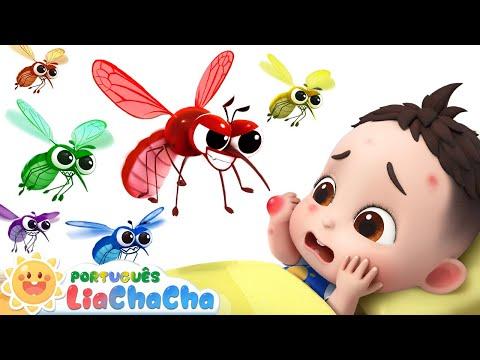 LiaChaCha em Português ☀️ Dez na Cama | Vá Embora Mosquito | Música Infantil & Canção de Ninar