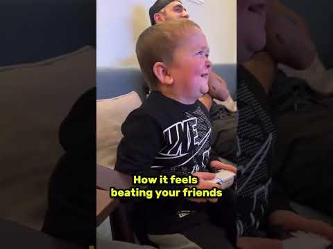 Hasbulla beating his friend in a videogame