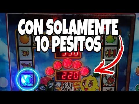 Mira todo lo que GANAMOS con SOLAMENTE 10 PESOS 😱🤑 | Fruit Cocktail | Maquinita tragamonedas