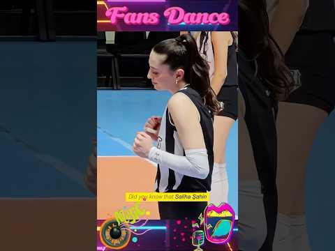 Turkish Volleyball Star Saliha Şahin Dazzles Off the Court🏐🔥 #dance #vibes #remix #volleyballdance