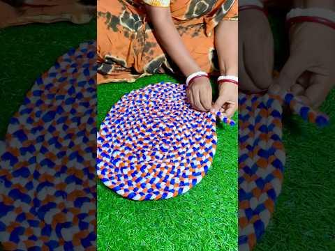 পুরানো ওড়না দিয়ে নতুন পাপোস 🥹#shorts