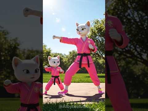 Kitten Mocked at School😱🏆 Then Hit the Gym! #cat #kitten #shorts