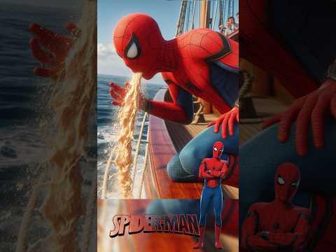 Superheroes are afraid of sailing 😳🫣😂 Avengers vs DC #avengers #shorts #marvel