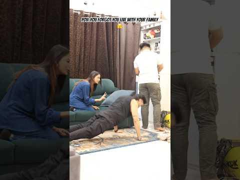 you forgot you live with your family🫣 #youtubeshorts #alfesh #comedy #funny #viralshorts #trending