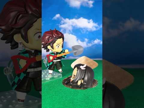 【Demon Slayer】禰豆子を穴に埋める炭治郎⁉︎ 【鬼滅の刃】