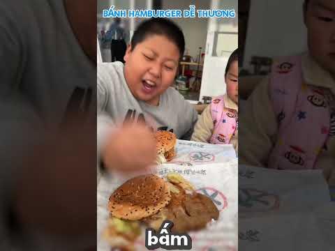 Bánh hamburger dễ thương