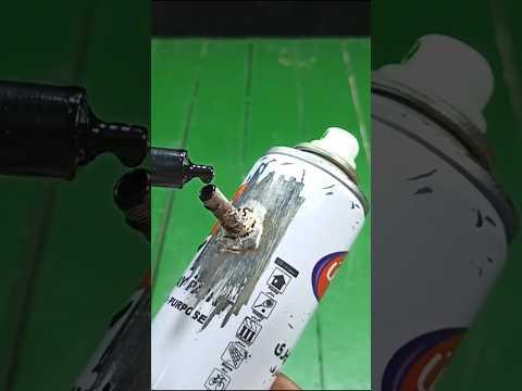 Refill the spray paint can