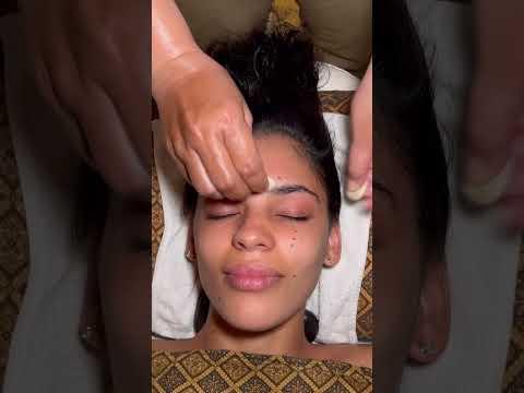 ASMR: Super Relaxing Hot Stone Massage! #shorts