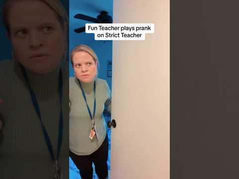 Fun Teacher Plays Prank On Strict Teacher