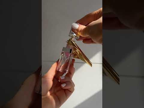 D I Y golden Lip oil ✨✨✨✨ #shorts #lipoil #beautydiy