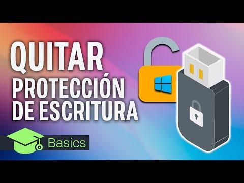 QUITAR la PROTECCIÓN CONTRA ESCRITURA de un USB, PEN DRIVE | XTK Basics