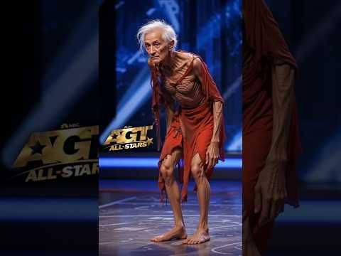 الساحر العجوز الذي ارعب الحكام والجمهور في عرض AGT 😱😰