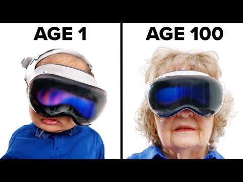 I Gave Ages 1 - 100 An Apple Vision Pro