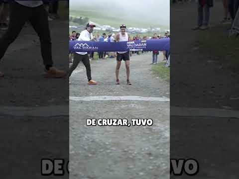 Tan rápido que cruzó dos veces la meta!