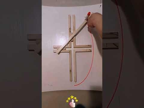 Self - made convenient cross - slide circle - drawing tool