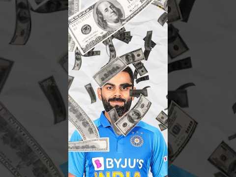 🤯அடேங்கப்பா... எந்த கிரிக்கெட்டர்க்கு 🏏 எவ்ளோ கோடி சம்பளம் தெரியுமா..❓💸 #shorts #cricket #viratkohli