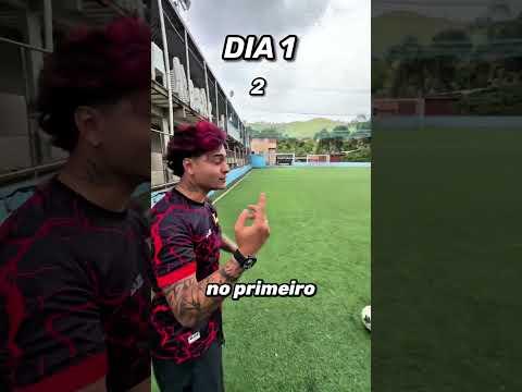 Quantos TOQUES até FAZER  os 2 GOL? 😱 #shorts