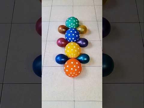4 Polka & 6 Mini Water Balloon Orbeez Popping Satisfying