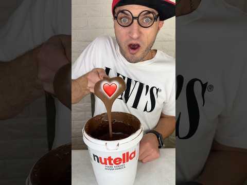 #nutella and chupa chups chocolate 🍫🍭