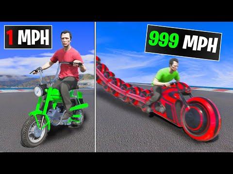 everytime I crash my bike gets FASTER... GTA 5 RP