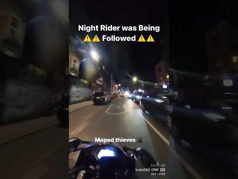 Night Rider 🥷🏿 Was Being Followed ⚠️ They Tried To Catch Him But He Was Gone 💨 #OMG 😳
