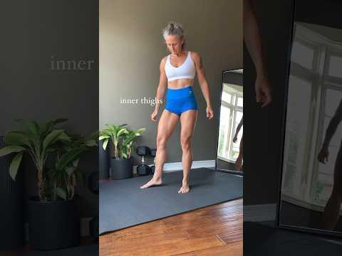 Best exercises for inner thighs - leg workout women dumbbell 🥵 #weighttraining #strengthworkout
