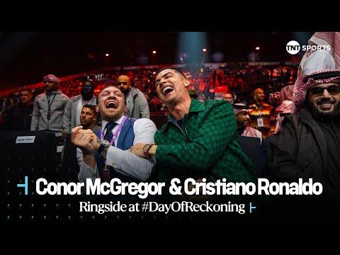 "WHO'S WINNING THIS ONE?!" | Conor McGregor chops it up with Ronaldo and compares watches ⌚😅