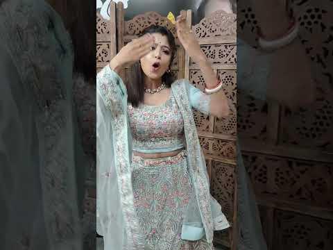 আমার বৌভাতের লেহেঙ্গা আবার দেড় বছর পর পড়লাম 🙈❤️ #Shorts